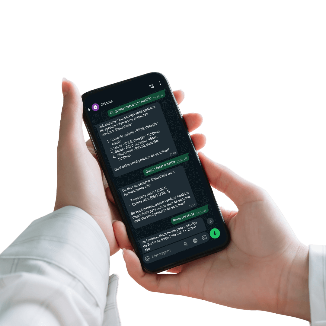 Agendamentos e Respostas Automatizadas pelo WhatsApp