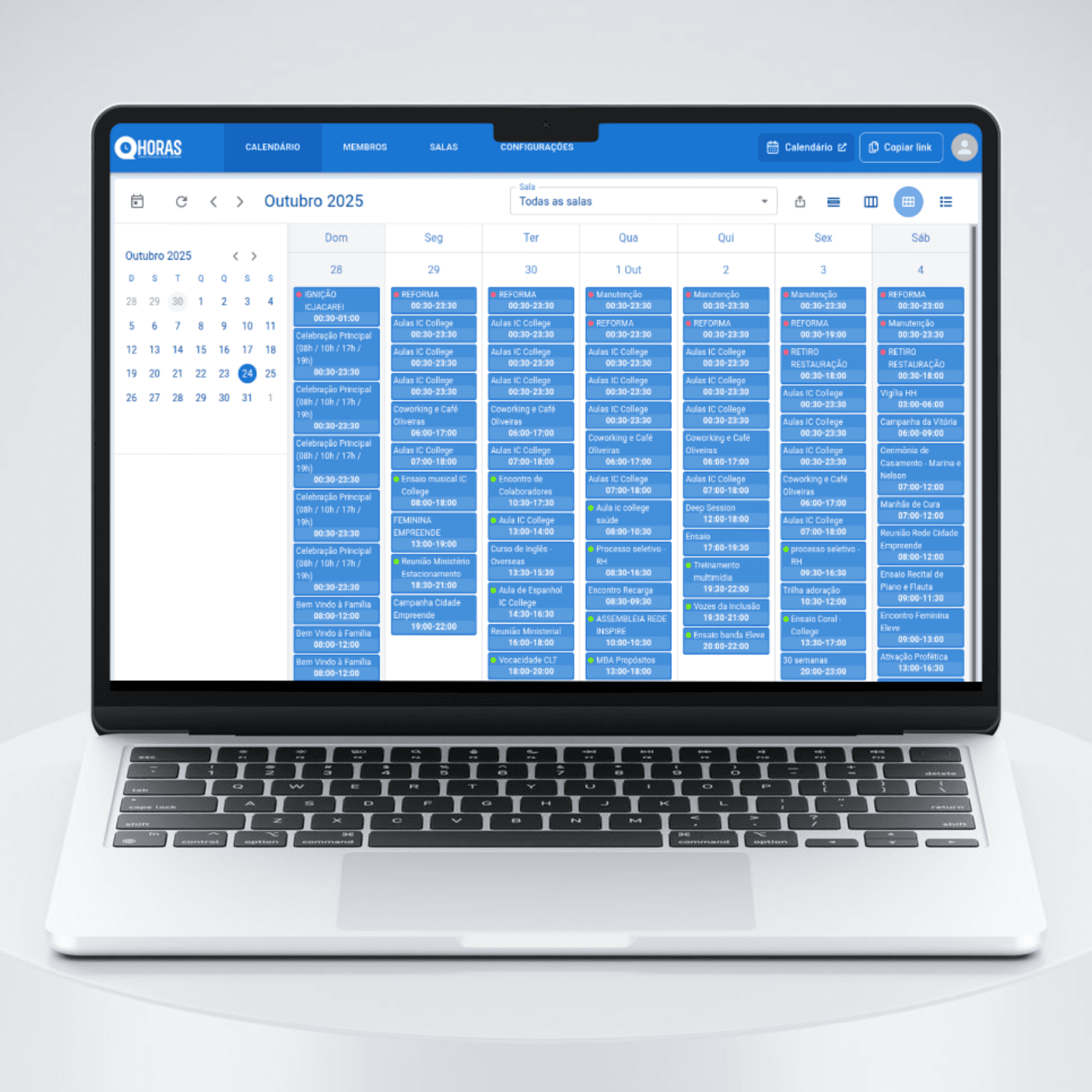 Você acompanha no painel - Sistema de reservas WhatsApp Qhoras